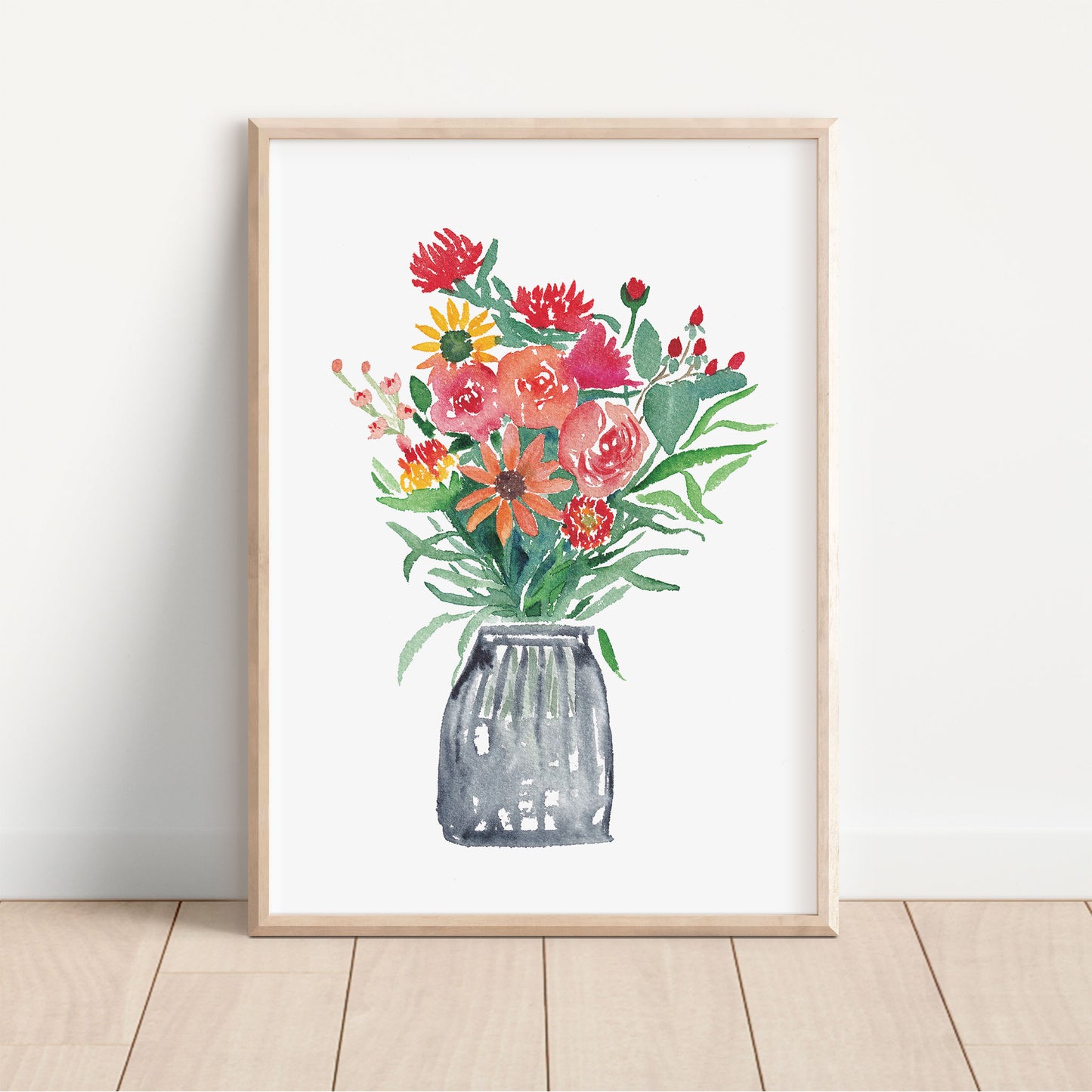 Perfect Palette Floral Art Print
