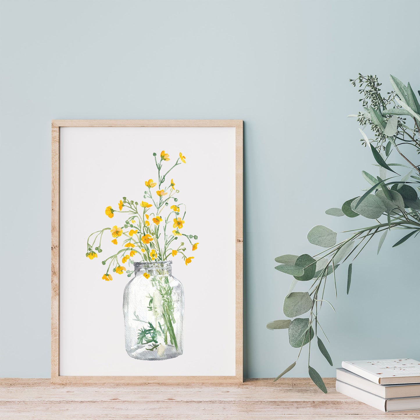 Buttercups Floral Art Print