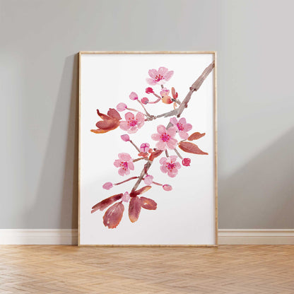 Cherry Blossom Spring Flower Art Print