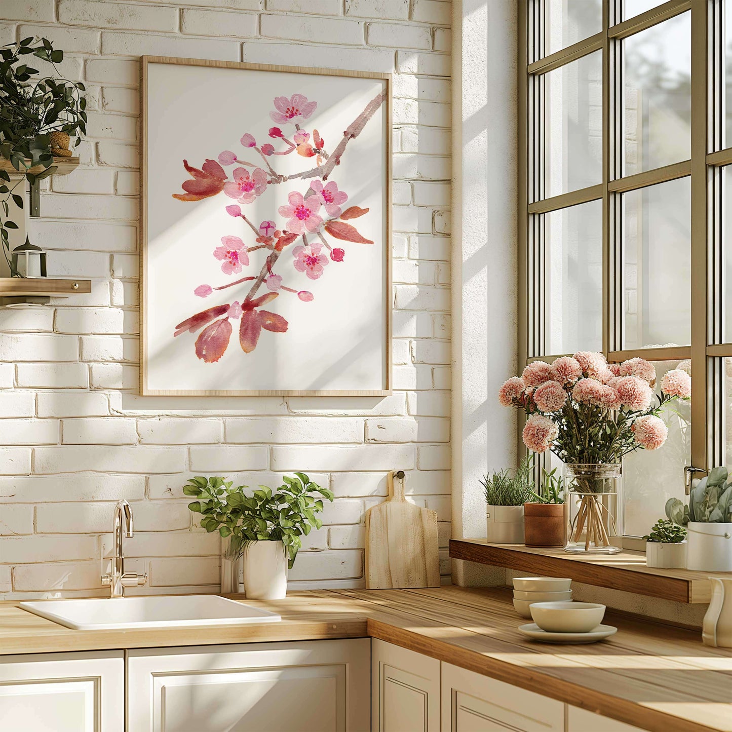 Cherry Blossom Spring Flower Art Print