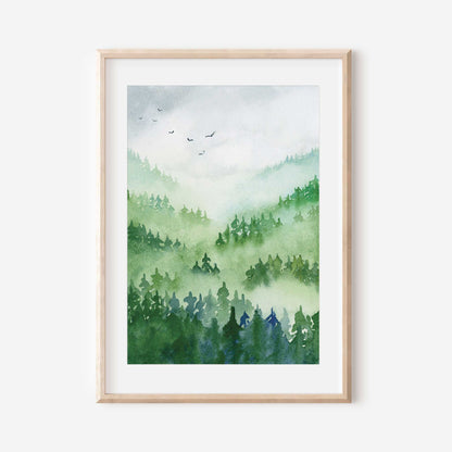 Forest Landscape Art Print