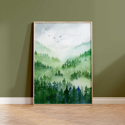 Forest Landscape Art Print