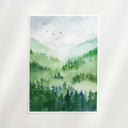 Forest Landscape Art Print